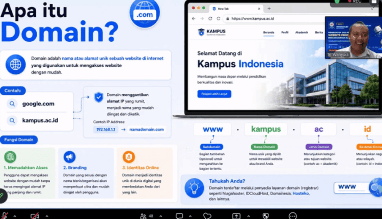Webinar Domain dan Hosting