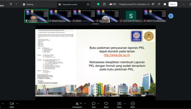 Langkah Awal Menuju Karier Profesional, UBSI Kampus Solo Bekali Mahasiswa Lewat Sosialisasi PKL