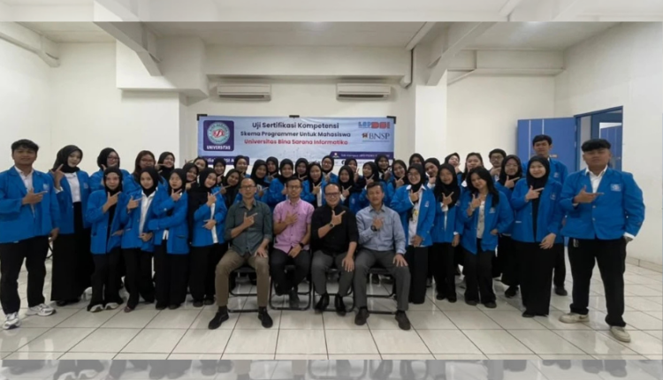 Tak Hanya Belajar Teori, Mahasiswa UBSI Kampus Sukabumi Buktikan Skill Lewat Sertifikasi