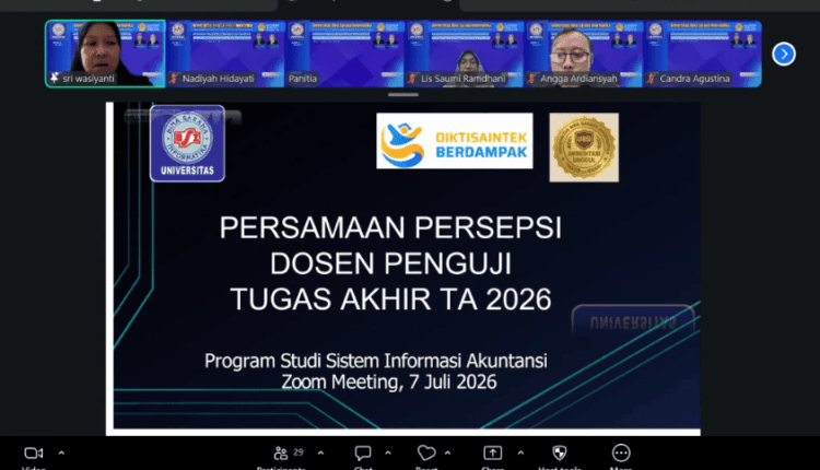 Persamaan persepsi dosen UBSI