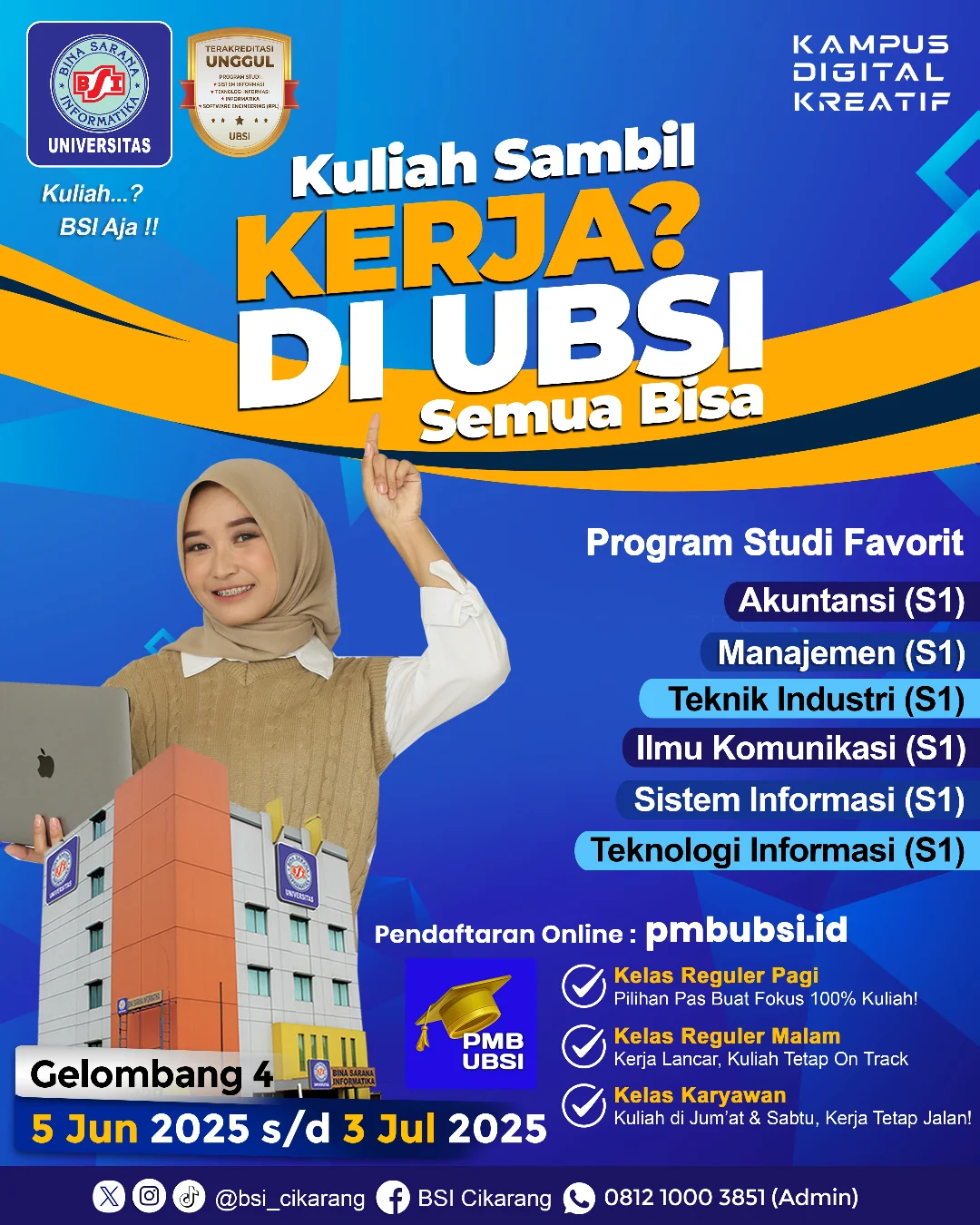 kuliah kelas karyawan bekasi