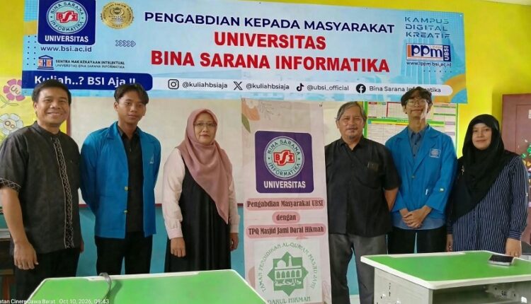 Dosen UBSI Latih Pengurus TPQ Darul Hikmah